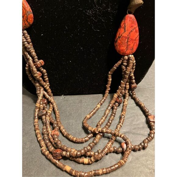 Coldwater Creek Beaded Necklace - Picture 3 of 6